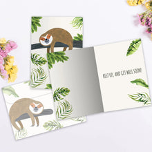 Load image into Gallery viewer, TF Card- Sloth Slow Lane, Get Well 19592