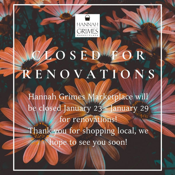 HGM Closed for Renovations 1/23-1/29