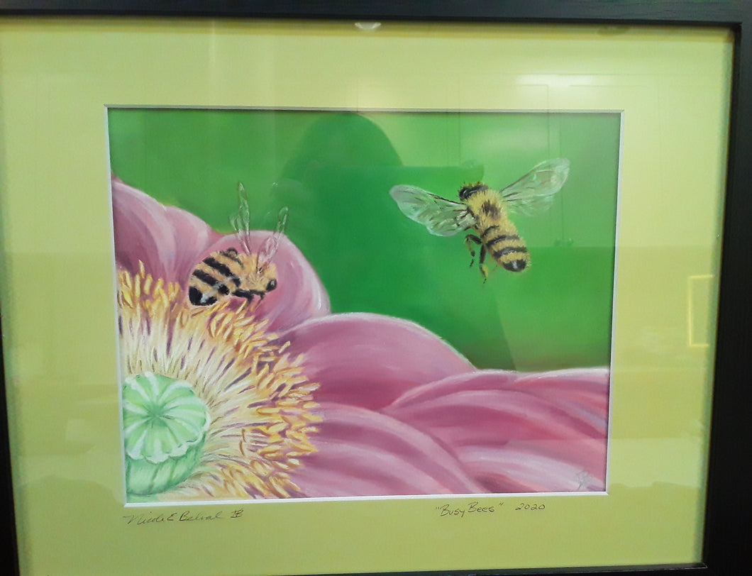 Painting- Busy Bees 11x14