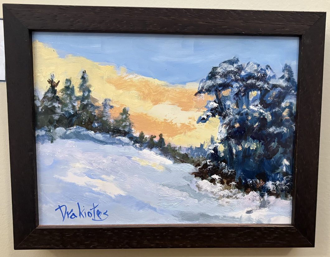 Painting- Winter Sunset