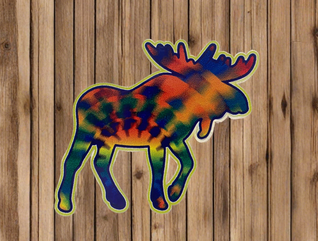 Decal - Tie Dye Moose V1-#45 : V1 MJMOTD1DE