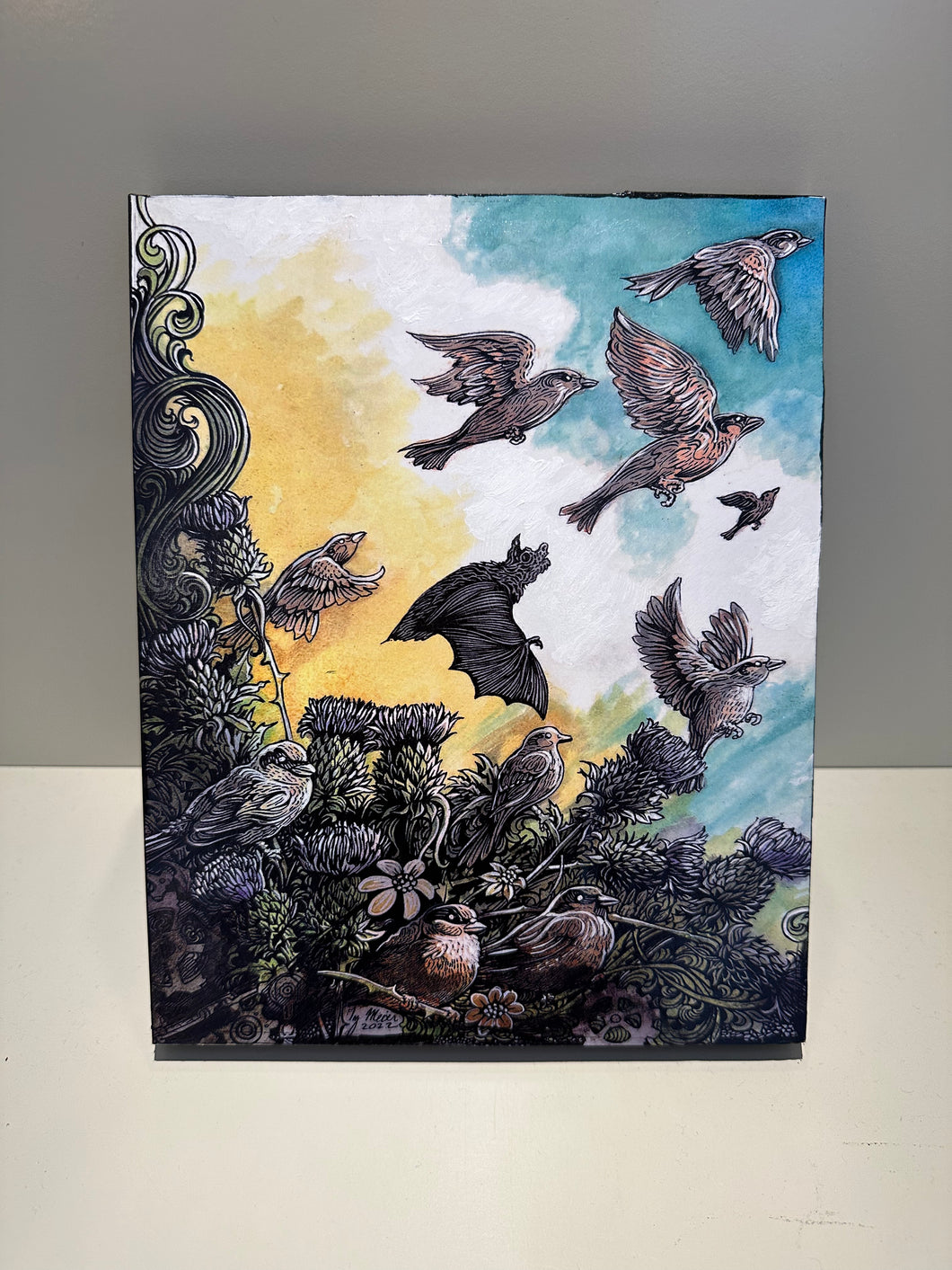 Giclee Print- Earnest Bat