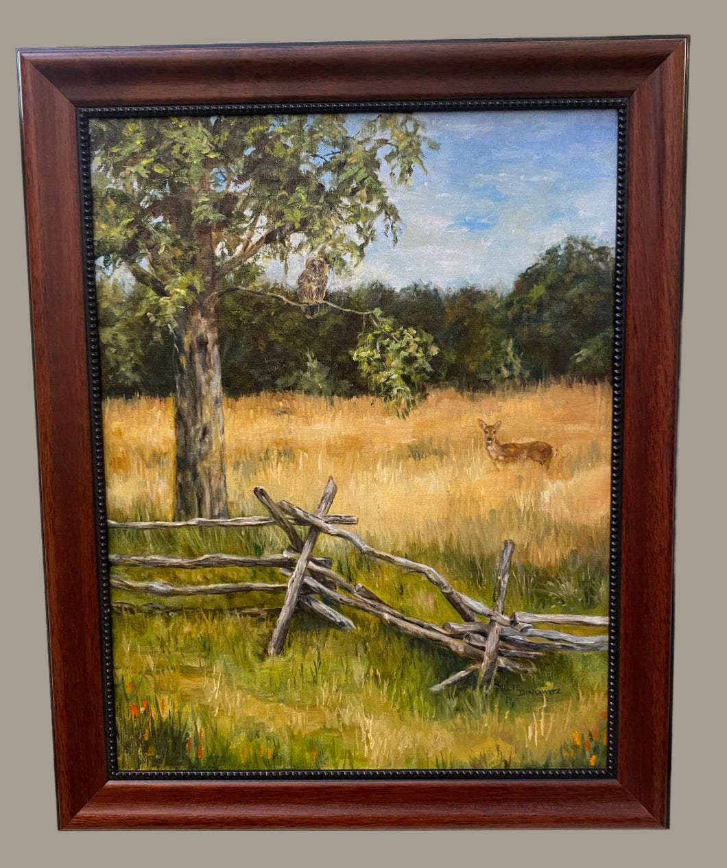 Painting- Manassas Battlefield III