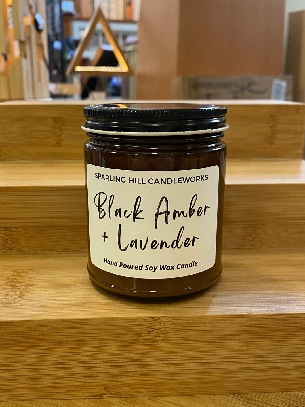 Jar- Black Amber Lavender