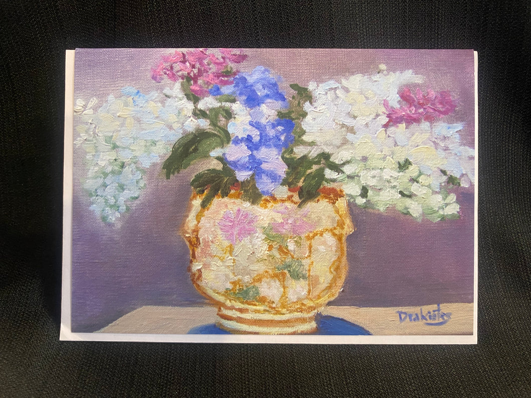 Card- Hydrangea Vase