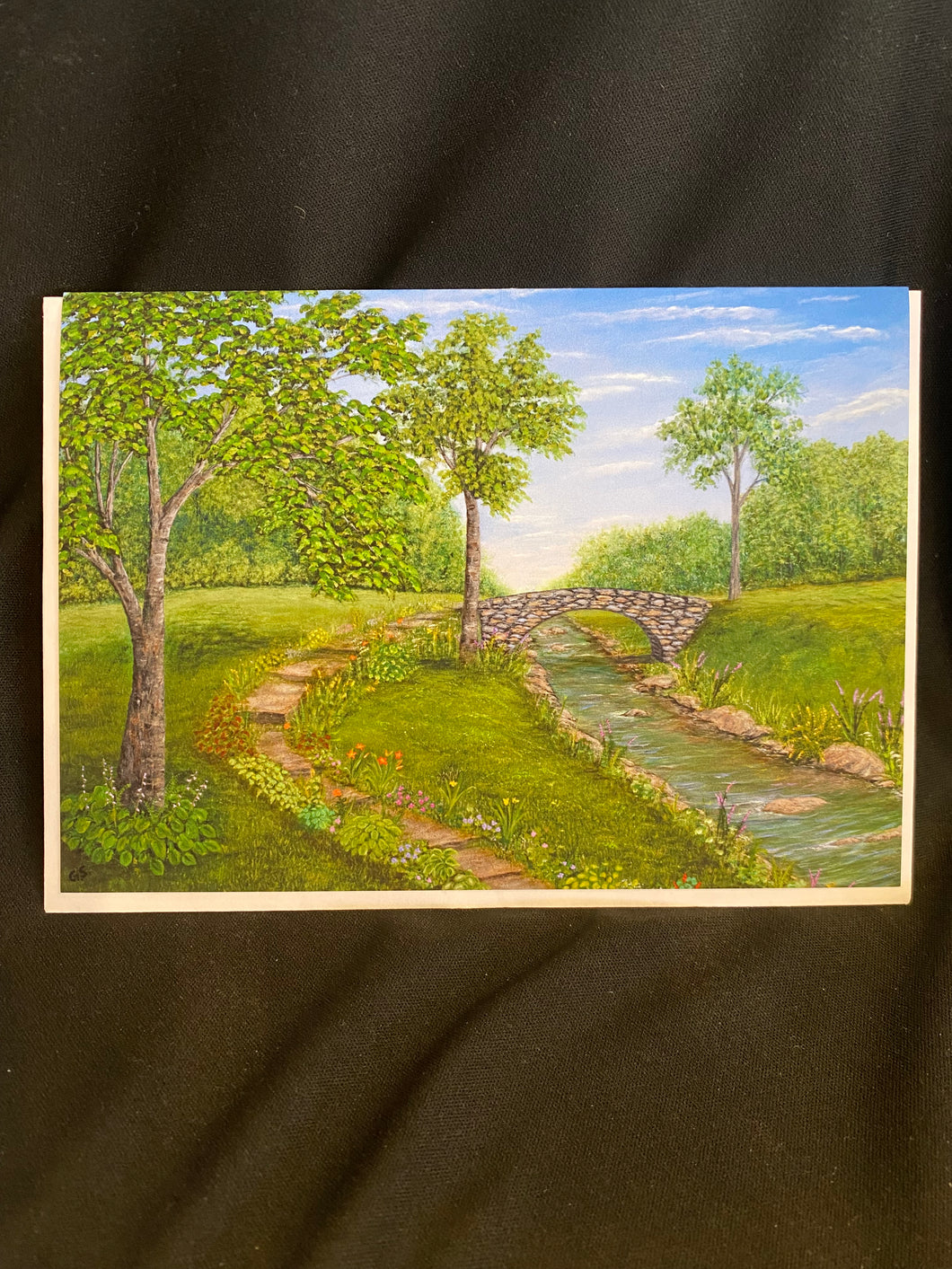 Card- Steps to Stone Arch Bridg-5x7