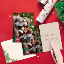 Load image into Gallery viewer, TF Holiday Card- Cat Nap, Christmas 17463
