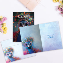 Load image into Gallery viewer, TF Card- Fabulous Peacock, Birthday 22397
