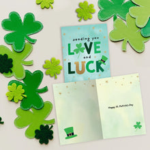Load image into Gallery viewer, TF Holiday Card- Lucky Hat, St. Patrick's Day 22450
